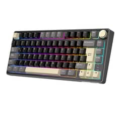 ROYAL KLUDGE - Teclado Mecánico Español R75 Phantom RGB 75%TKL