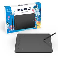 XP PEN - XP-PEN Deco 01 V3 Tableta Gráfica 16384 Niveles Android - Negro