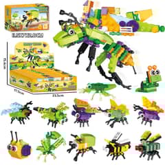 TIOZONEY - Juguete Para Niños Set de Mundo de Insectos Armables