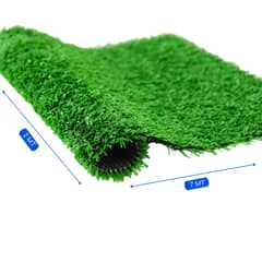 GUIZA - Pasto Sintetico 10mm Rollo 2x7 Metros Realista Con Memoria