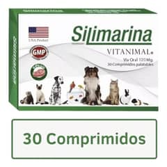 VITAMINA - Silimarina Vitanimal Suplemento Perros Gatos 30 Comprimidos