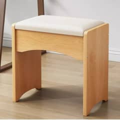 IDEEHOUSE - Sillas Para Maquillaje Silla Moderna Tocador De Madera 33 Cm