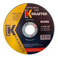KRAFTER - DISCO DE CORTE DE 4.5" FINO 50K UNIDADES