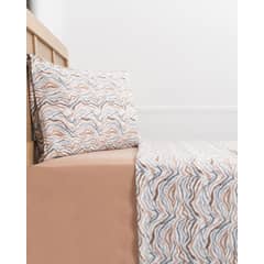 MASHINI - Sábana de polar 2 plazas Estampada Rapel