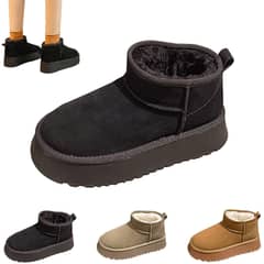 TIOZONEY - Engrosar las botas de nieve - Negro