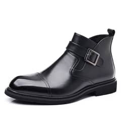 TIOZONEY - Botas cortas con taco pequeño