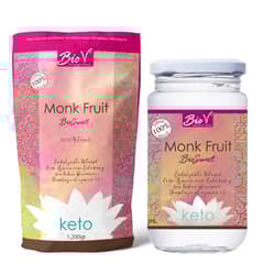 BIOV - Pack Monk Fruit Blend 1200gr 600gr Sin Gluten Bio V