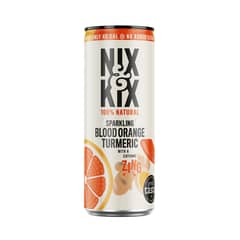 NIX & KIX - Agua Saborizada Sanguina y Cúrcuma - 250 ml
