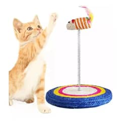 GENERICO - Rascador Gato Raton Torre Juguete Mini Rascador Con Porfiado