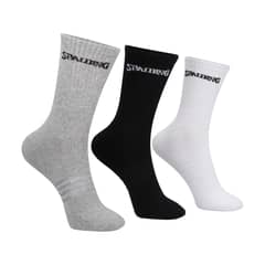 SPALDING - TRIPACK CALCETINES MEDIOS