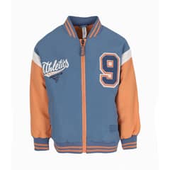 BLACK AND BLUE - Chaqueta niño bomber celeste