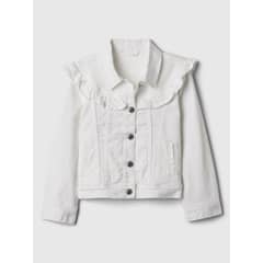 GAP - Chaqueta Niña Denim Vuelos Blanco