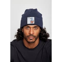 WILD LAMA - Gorro Huilo Reciclado Azul