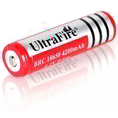 GEN - Pila Recargable 18650 Bateria Li-Ion Litio Linterna Vapeador