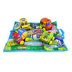 TOYNG - Alfombra de Juego Blanda con Vehículos - Set Interactivo