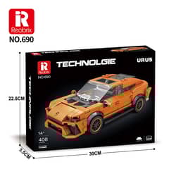 GENERICO - Auto Armable Lamborghini Urus 408 piezas Reobrix