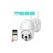 VDVO - Cámara de seguridad wifi exterior con alarma 1080p