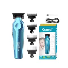 KEMEI - Maquina Patillera Trimmer kM-264 Azul Recargable
