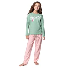 TOP - Pijama Largo Niña Algodón Invierno C2