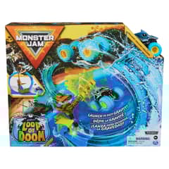 JAM MONSTER - Camión Monstruo Megalodon Con Set De Acrobacias Monster Jam