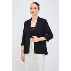 IO - Blazer Liso Negro