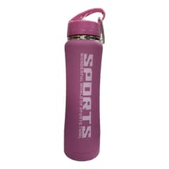 GENERICO - Botella deportiva de acero inoxidable 750 ml Rosa