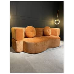 HOMER DESIGN - Sofa Modular Convertible 2 En 1 Sofa Cama Alta Elastidad
