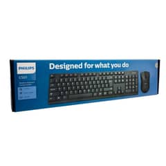 PHILIPS - COMBO INALAMBRICO TECLADO + MOUSE NEGRO SPT6501B