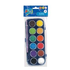 ART AND CRAFT - Paleta Acuarela 12 Colores con Pincel Art&Craft