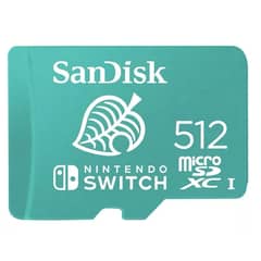SANDISK - Memoria MicroSDXC 512GB para Nintendo Switch