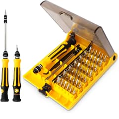 DBLUE - Set De Atornillador De Precisión Imantados de 45 Piezas CE32 - Negro
