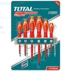TOTAL TOOLS - Juego Atornillador Aislado 6pcs TOTAL THTIS566