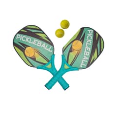 GENERICO - 2 Raquetas Pickleball + 2 Pelota Juego Deportivo Tenis Playa