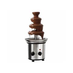 MOVI - CASCADA FUENTE DE CHOCOLATE FONDUE ACERO INOXIDABLE 4 NIVELES
