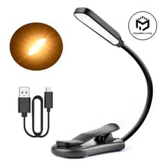 MICRO - Luz de lectura recargable para libros lámpara de lectura 3 niveles