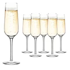 HAUSMANN - Set 6 Copas Cristal 214 ml Espumante Stellenbosch