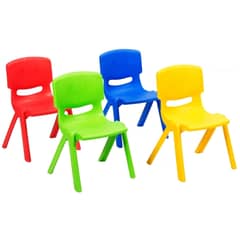 OEM - Set 4 Sillas Plástica Infantil Niños Niñas Piso Taburete