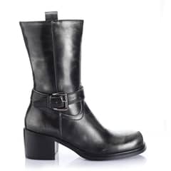 VIA UNO - Botin Mujer Negro 12532411