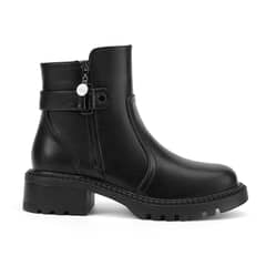 VIA UNO - Botin Mujer Negro 12531440