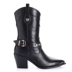 VIA UNO - Botin Mujer Negro 12512409