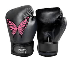 PUREPOWER - 1 par de guantes de Boxeo de cuero Pu para mujeres adolescentes profesionales