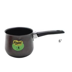 GENERICO - Lechera Olla Aluminio Café