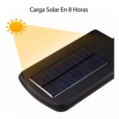 IRM - Pack X2 Reflector Foco Solar Recargable 50w Sensor Movimiento