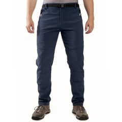 GARSIL - Pantalon Termico Para Niños Tipo Softshell Con Micropolar Impermeable