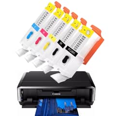 GENERICO - Cartuchos Recargables Canon Pixma Pgi-15 Ip7210 Ix6810 Etc