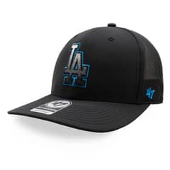 47 BRAND - Gorra MLB Dodgers Volcano Trucker Negro Unitalla
