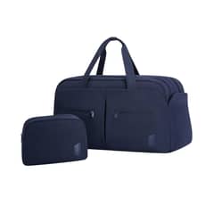 BAGSMART - Bolso de Mano para Viajes Two-Zone con Neceser 173 - Azul