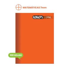 COLON - Cuaderno College Cuadro Grande 7mm 100hjs