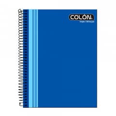 COLON - Cuaderno Universitario Triple Cuadro Grande 7mm 150hjs