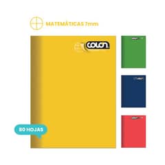 COLON - Cuaderno College Cuadro Grande 7mm 80hjs